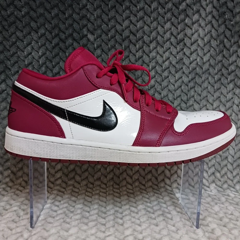 Air Jordan 1 Low Noble Red Men's Sneakers Shoes Size 11